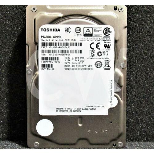 Disco MK3001GRRB Toshiba 300GB 15K RPM 6Gb/s 2.5" SAS ENTERPRISE Hard Drive - MFerraz Tecnologia