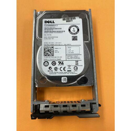 Disco WF12F / 9KW4J DELL 1TB 7.2K 6GBPS SATA 2.5'' HDD HARD DRIVE ST91000640NS - MFerraz Tecnologia