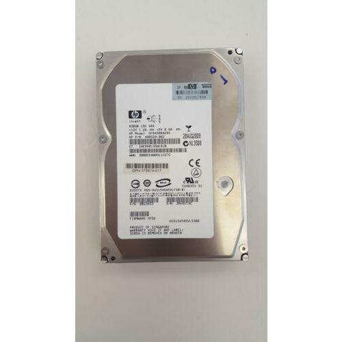 HP 450GB 15K 3.5 6G SAS Hard Drive 480528-002 DF0450BAERH 0B23453 102646162330 - MFerraz Tecnologia