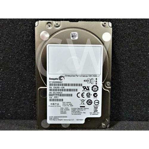 Disco ST1200MM0007 Seagate 1.2TB 10K RPM 6Gb/s 2.5" SAS ENTERPRISE Hard Drive HDD V7 - MFerraz Tecnologia