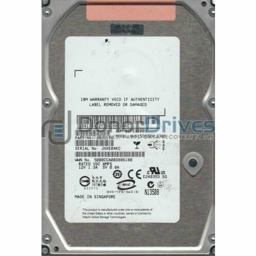 HUS153030VLS300, PN 0B22156, IBM 300GB SAS 3.5 Hard Drive disco - MFerraz Tecnologia