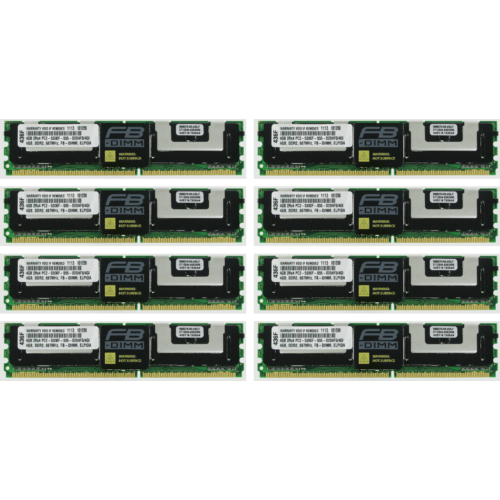 Memoria 32GB (8X4GB) MEMORY RAM  FOR DELL POWEREDGE 1900 1950 1955 1955* 2900 2950 - MFerraz Tecnologia
