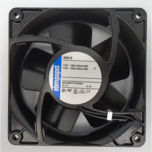 Ebm Papst 4600N Axial Fan 115VAC 120x120x38mm 105.9CFM 18W 50 dB 3100 RPM T1062 - (561) 808-9569