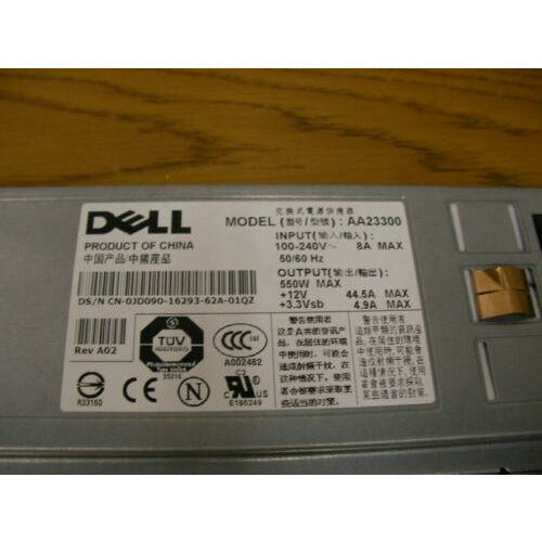 Dell Power Dell Poweredge 1850 Server Power Supply Module JD090 AA23300 Redundant