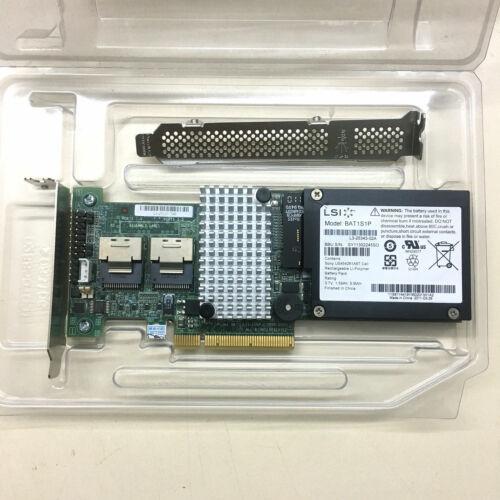 IBM M5015 / LSI Megaraid 9260-8i SATA / SAS Controller RAID + BAT1S1P battery Controladora - MFerraz Tecnologia