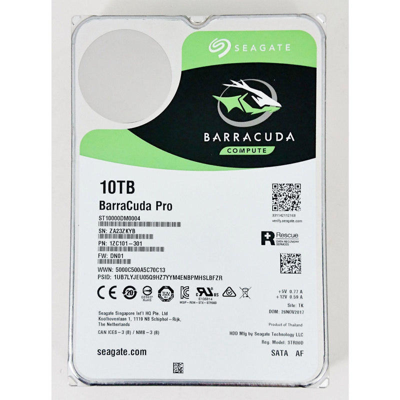 Seagate Barracuda Pro ST10000DM0004 10TB 7200Rpm 3.5" SATA Desktop HDD $$ Sales 696454032669-FoxTI