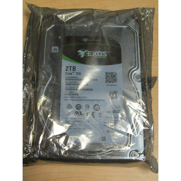 Seagate ST2000NM0055 2TB 3.5" Internal Hard Drive EXOS 7E8 ENTERPRISE SATA 763649070789-FoxTI