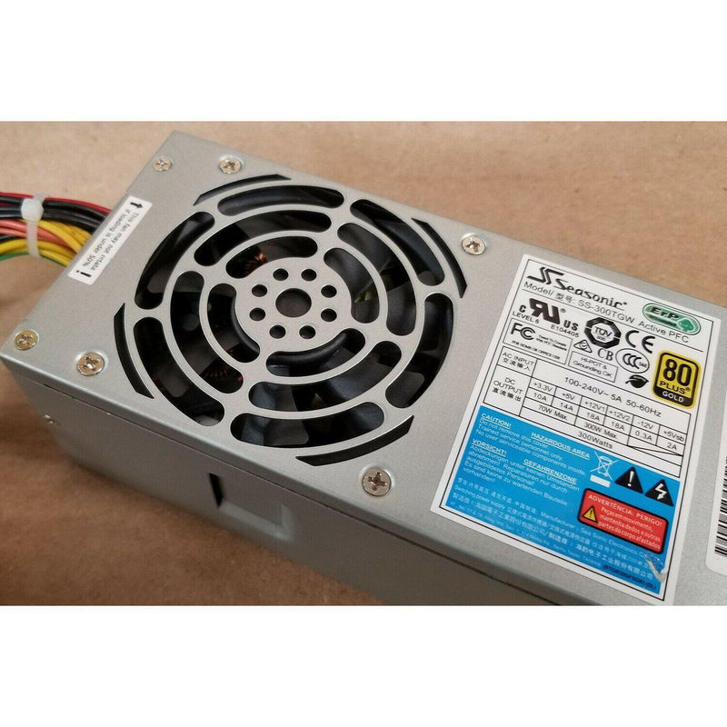 SeaSonic SS-300TGW 300W TFX12V 80 PLUS GOLD Certified Active PFC Power Supply-FoxTI