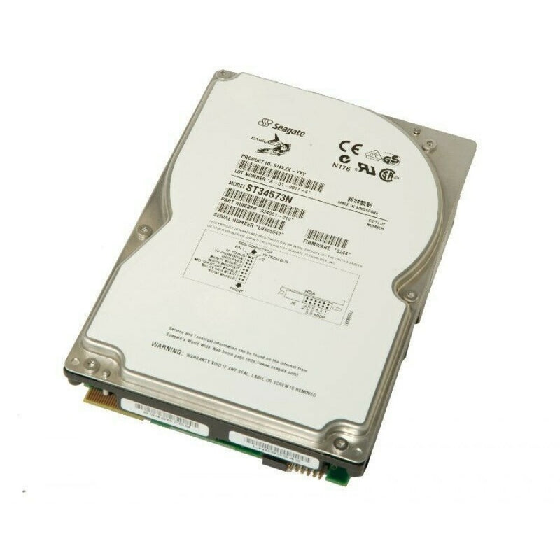 Seagate Barrcuda 9LP (ST34573N) 4.5GB,7200RPM, 50 Pin Scsi,3.5",Firmware 6244 Disco - AloTechInfoUSA